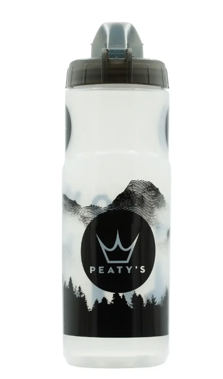 Peaty's x Fidlock Lockin Bottle Mountains Clear 600ml