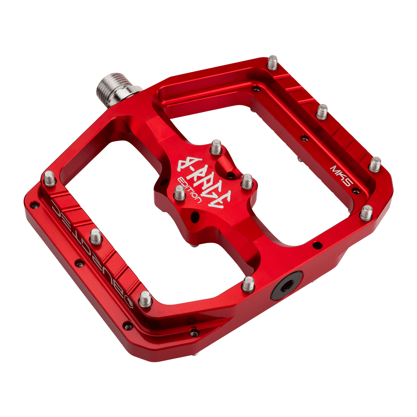 BURGTEC Penthouse Flat MK5 B-­Rage Edition Pedals ­Race Red