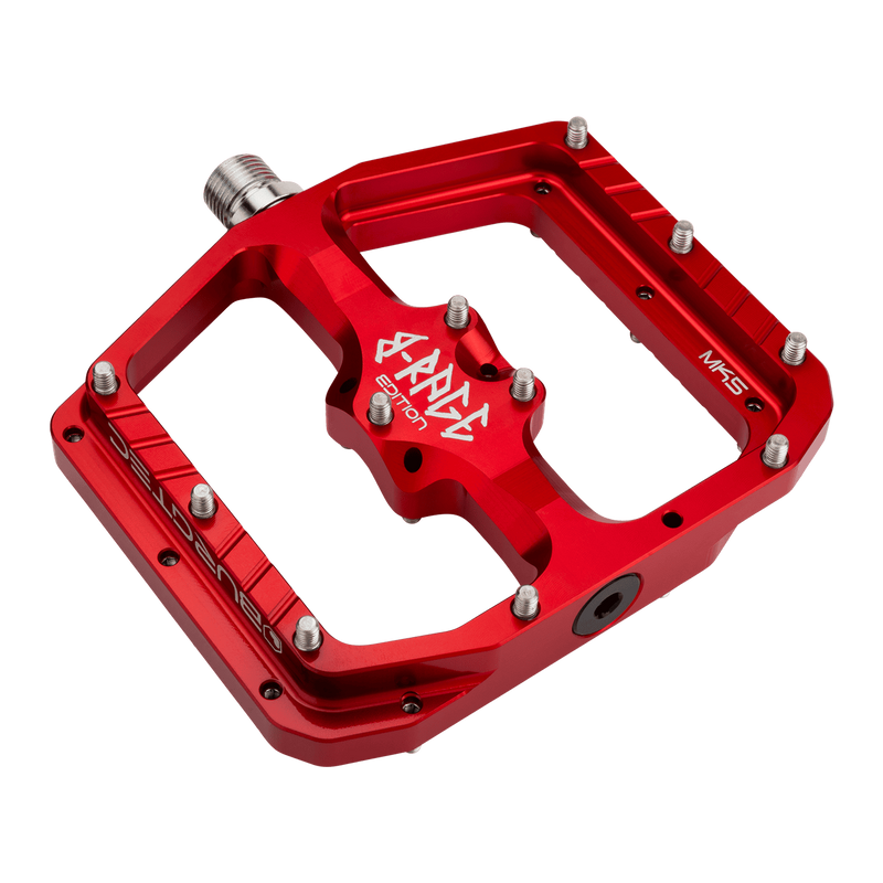 BURGTEC Penthouse Flat MK5 B-­Rage Edition Pedals ­Race Red