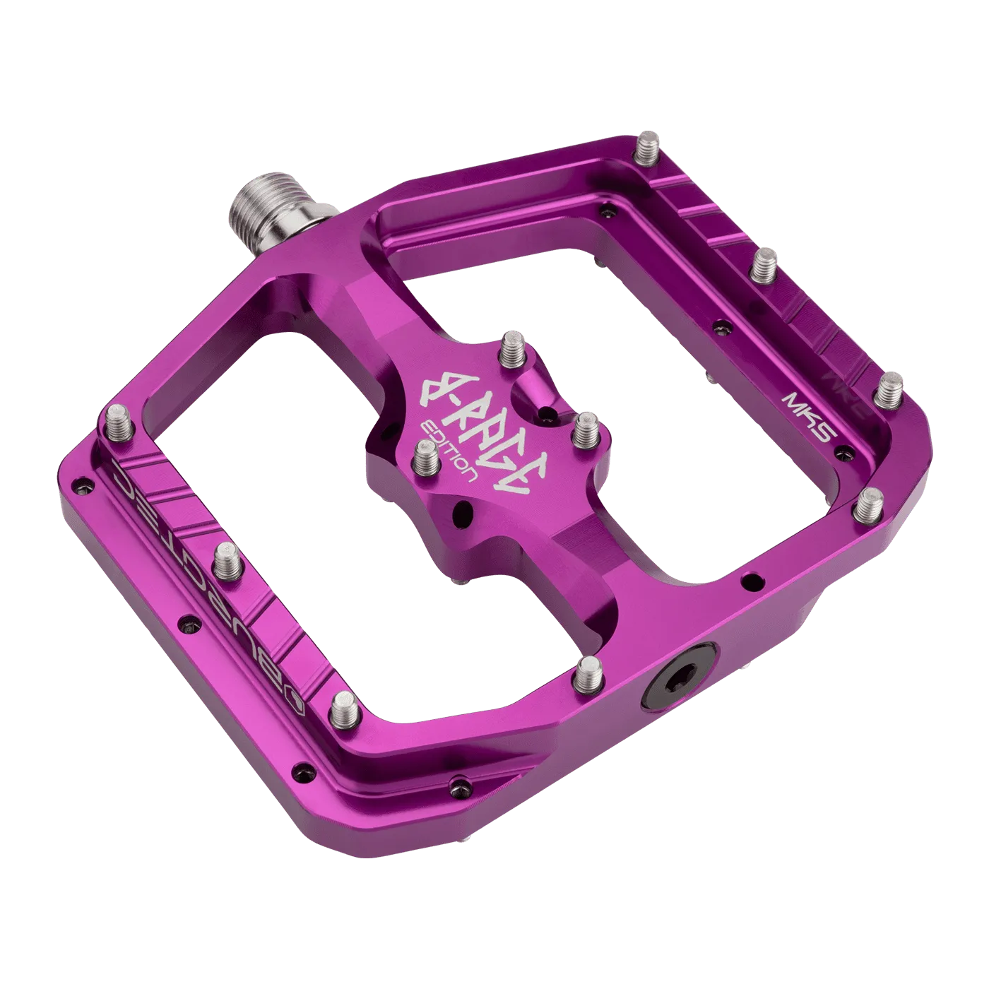 BURGTEC Penthouse Flat MK5 B-­Rage Edition Pedals ­Purple Rain