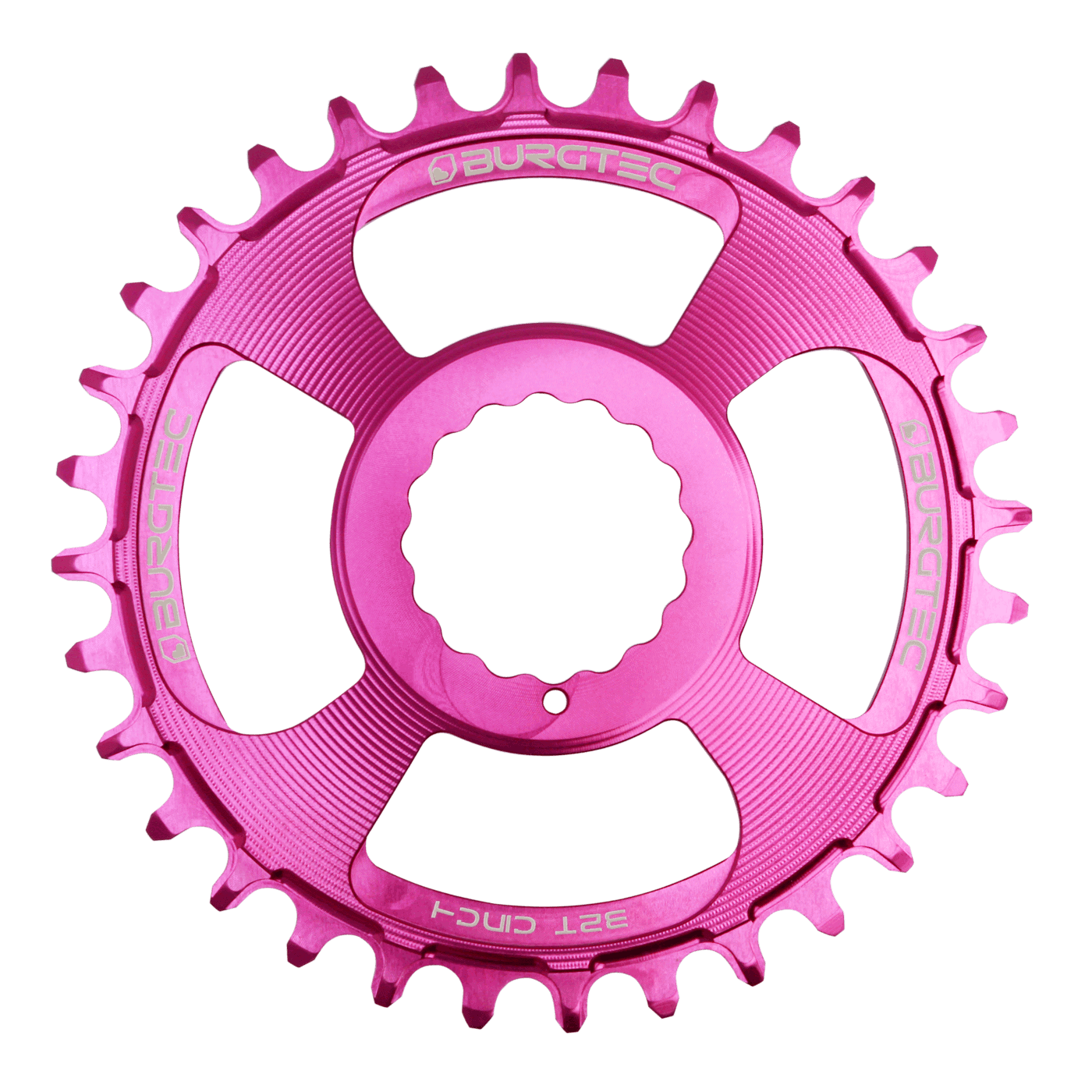 BURGTEC Cinch Thick Thin Chainring 34T Purple Rain