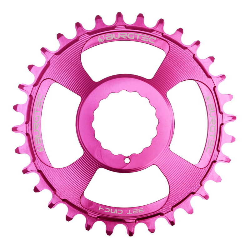 BURGTEC Cinch Thick Thin Chainring 34T Purple Rain
