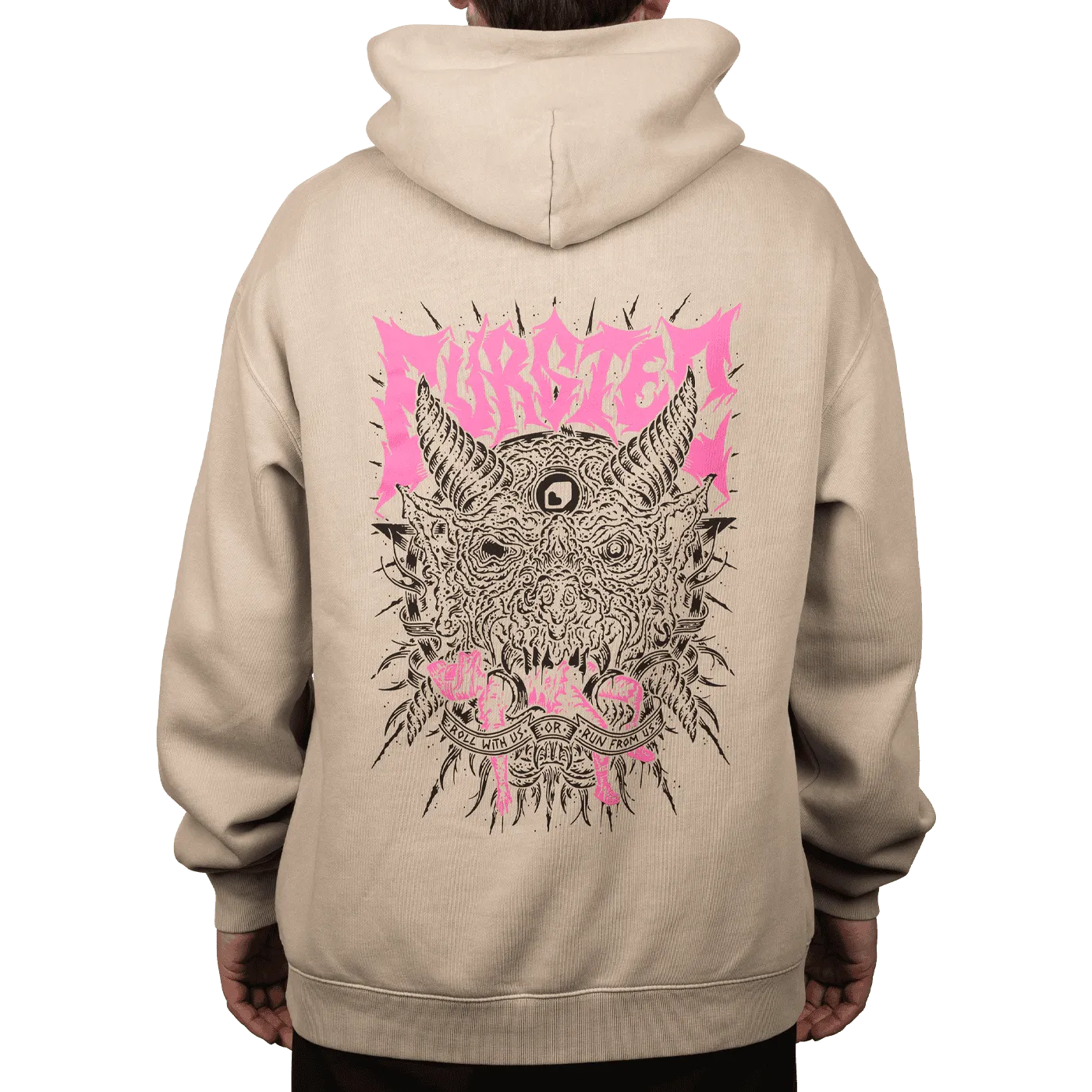BURGTEC Roll With Us Faded Hoodie Medium
