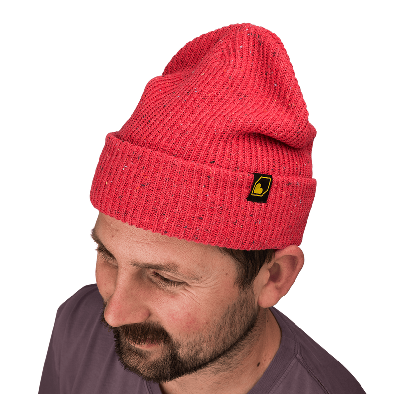 BURGTEC Smuggler's Beanie - Raspberry Speckle