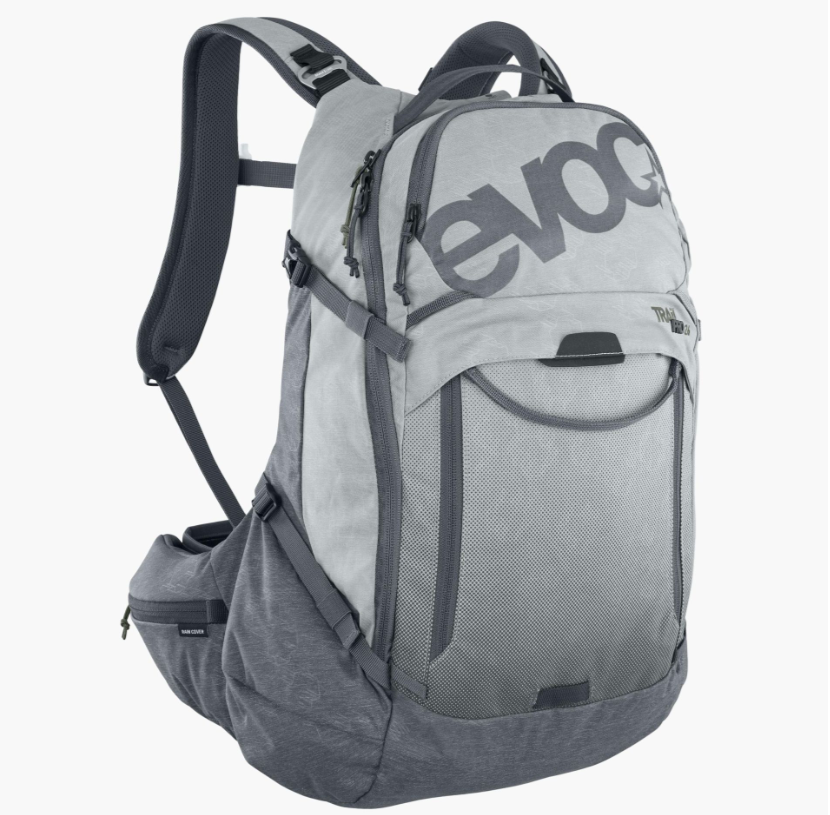 EVOC TRAIL PRO 26L L/XL STONE - CARBON GREY BACKPACK