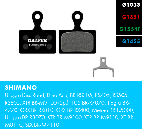 GALFER BIKE FD496G1053 PERFORMANCE Brake Pad