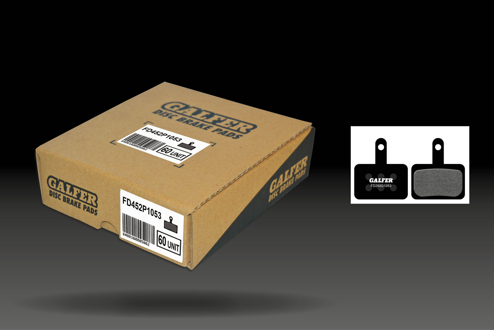 GALFER BIKE FD293G1053 PERFORMANCE Pack of 60 Brake Pads (30 Sets)