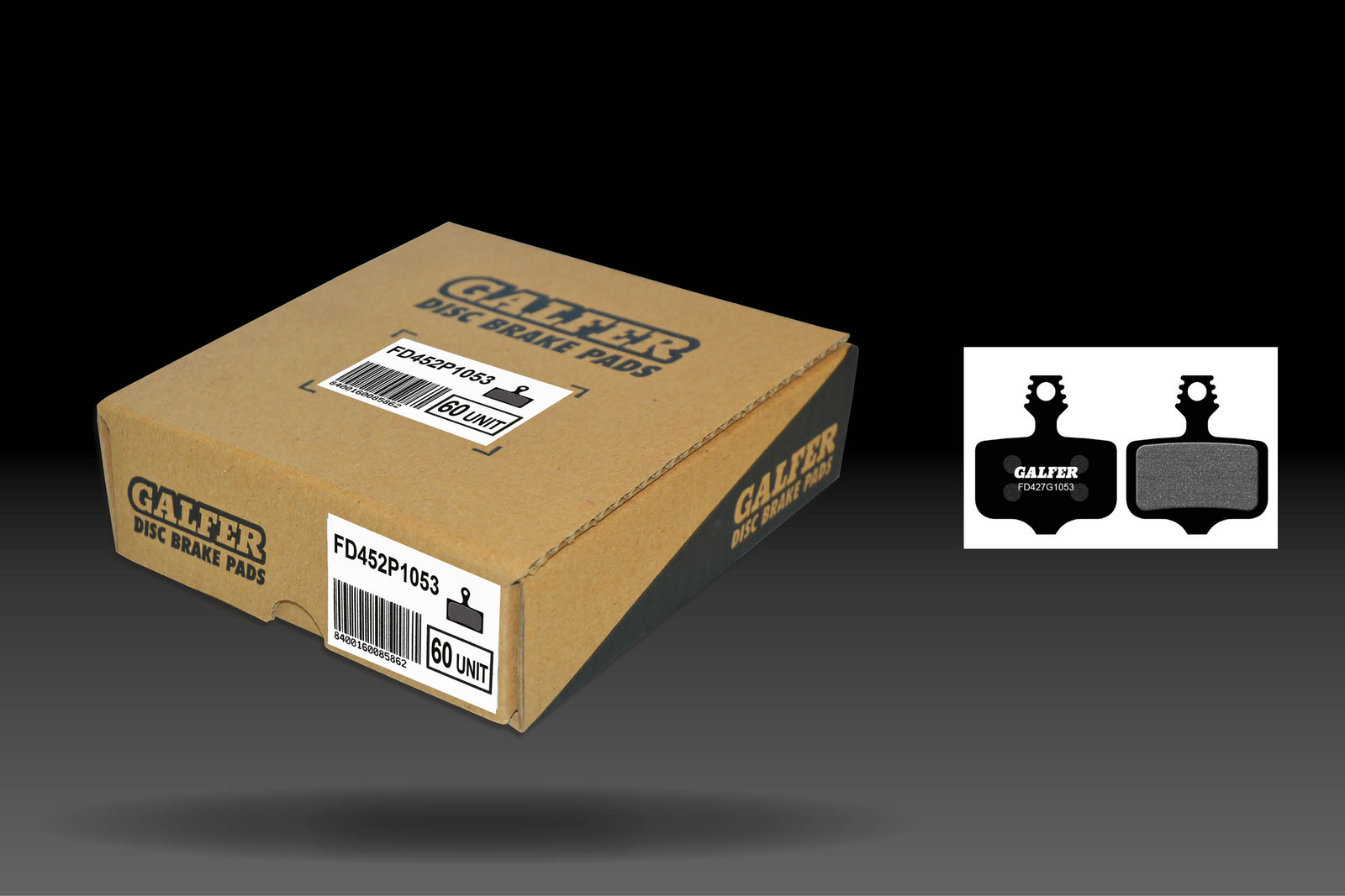 GALFER BIKE FD427G1053 PERFORMANCE Pack of 60 Brake Pads (30 Sets)
