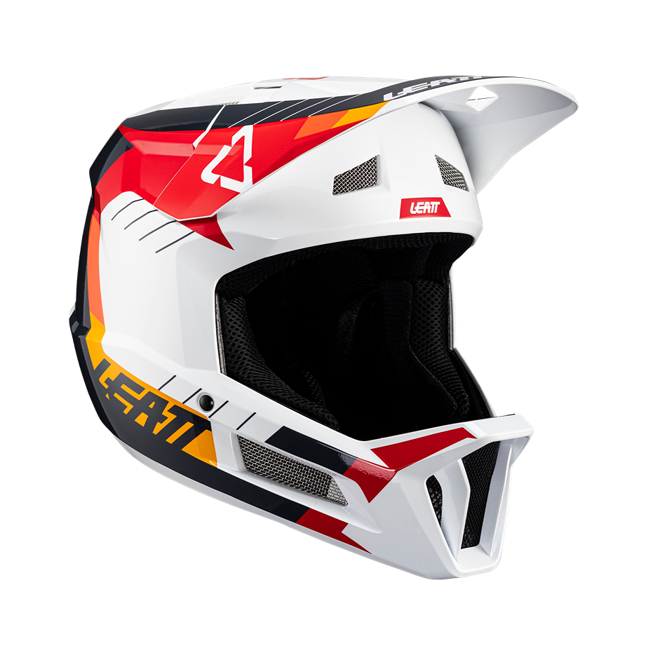 LEATT Helmet MTB Gravity 2.0 V24 White/Red XL 61-62cm