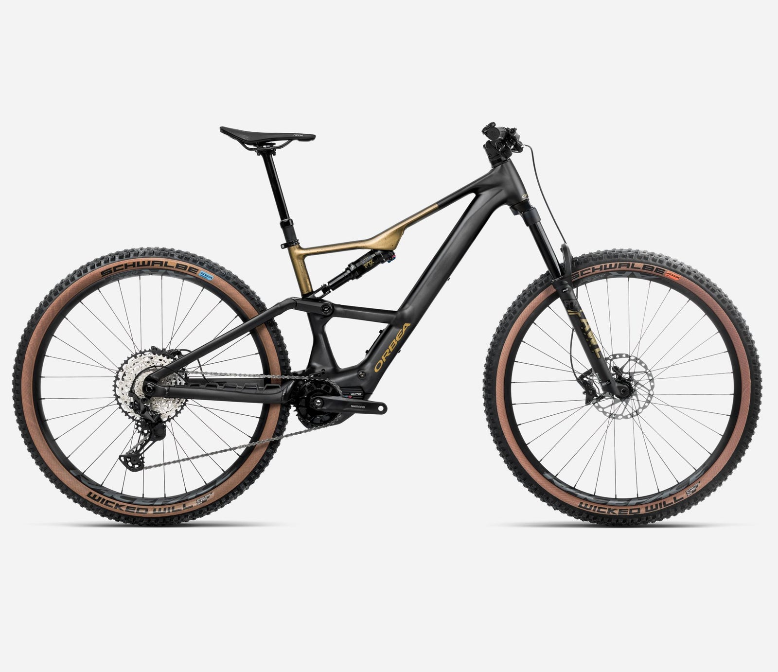 ORBEA RISE SL H20 L Diamond Black-Splash Olive Green