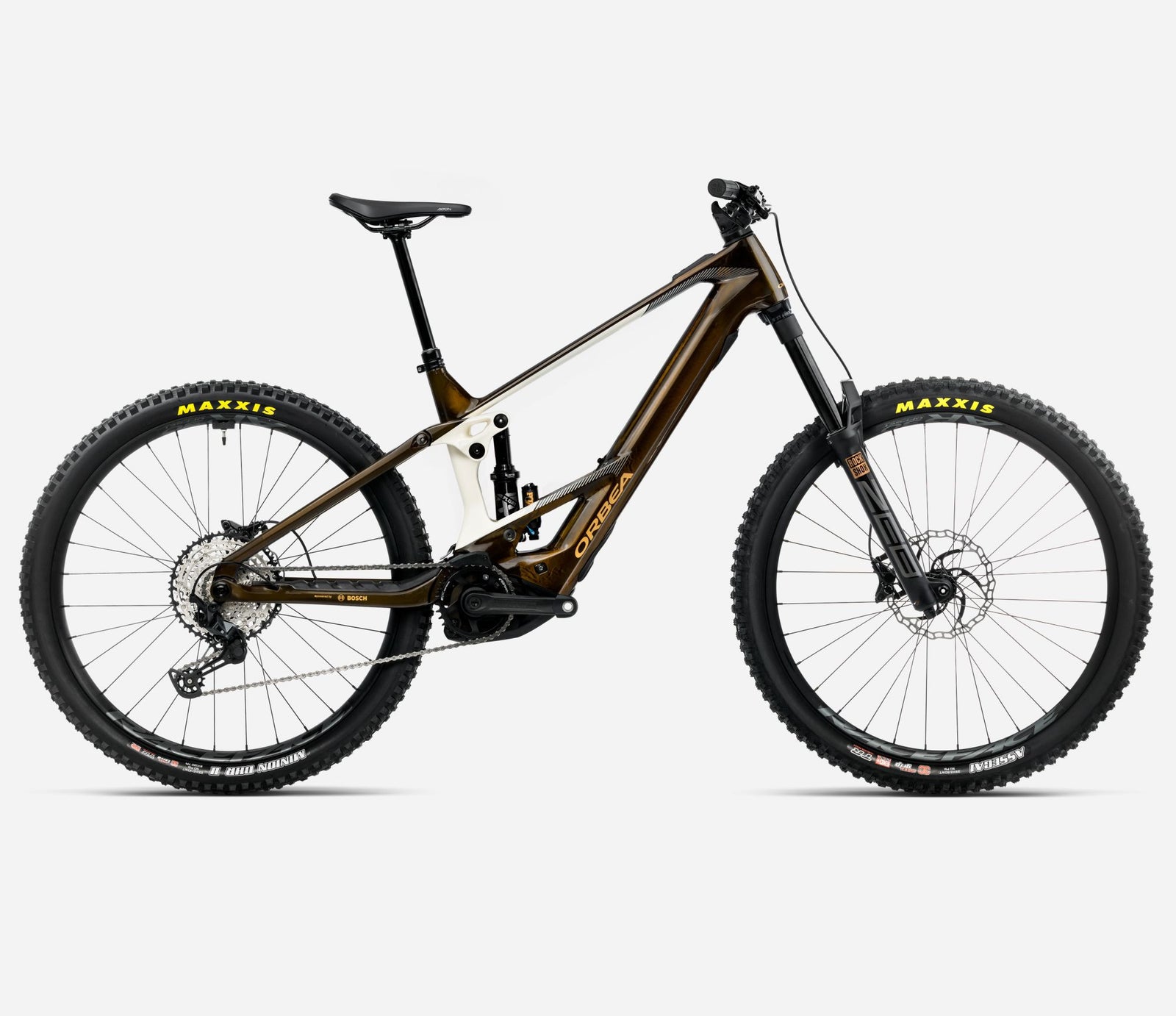 ORBEA WILD M20 M Caramel Carbon View - Cream White