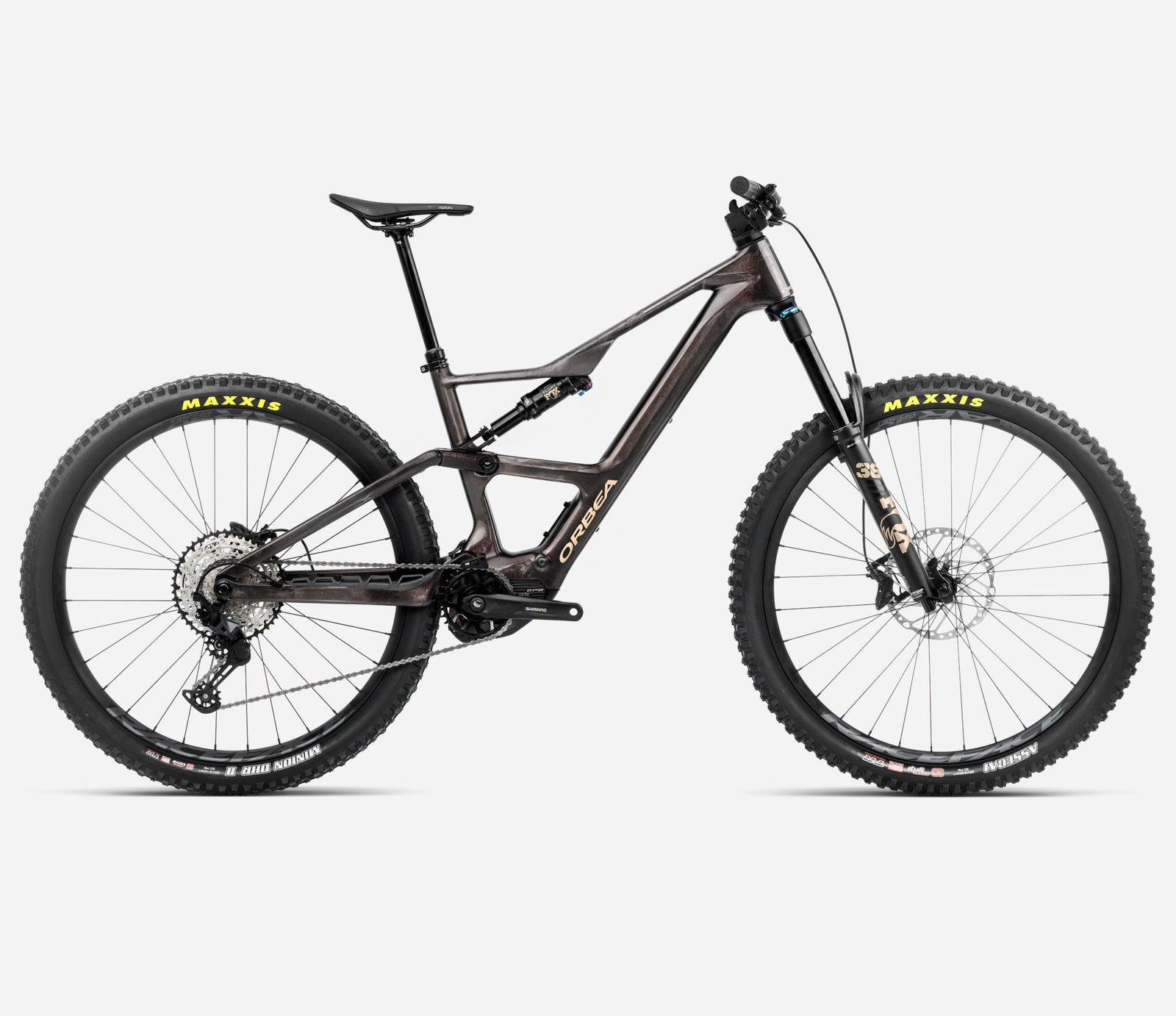 ORBEA RISE LT M20 630W L Cosmic Carbon View - Golden Sand