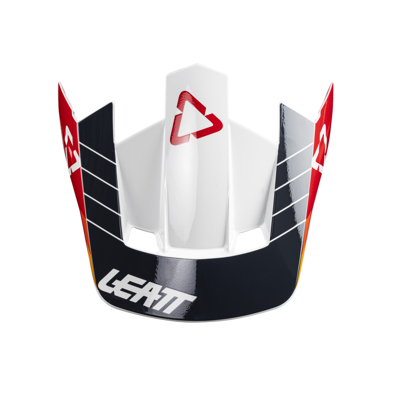 LEATT Visor MTB Gravity 2.0 V24 Wht/Red M-XXL