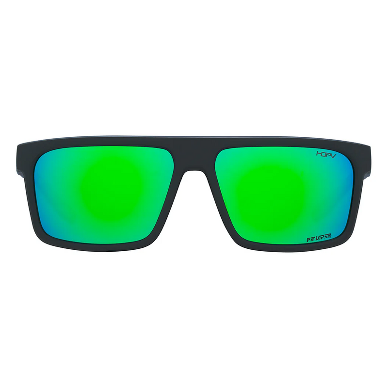 Pit Viper The Bio Exec Turboshaft Sunglasses HDPV Polarized Blue-Green Lens