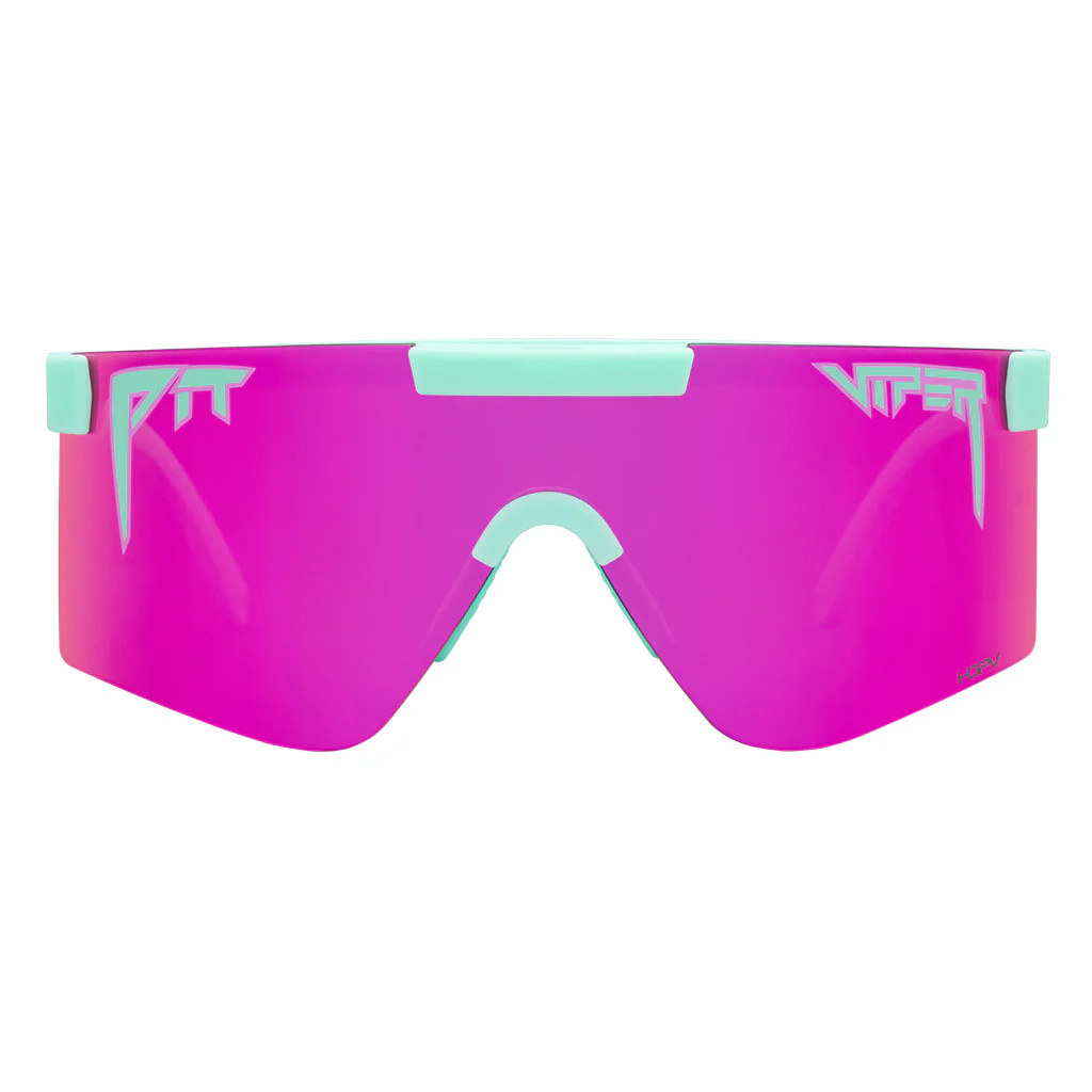 Pit Viper The Oral Exam Original 2.0 Wide Sunglasses HDPV Polarized Pink Lens