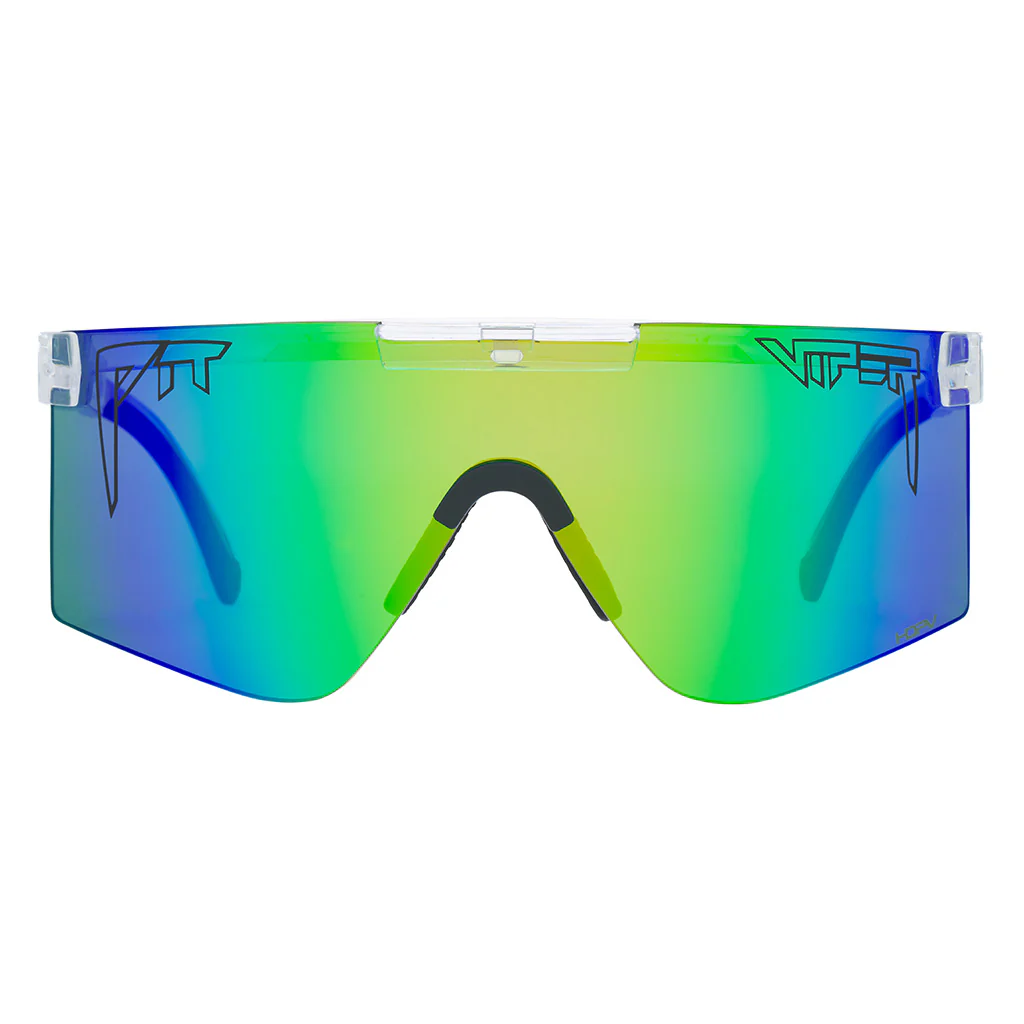 Pit Viper The Bio Clear Original 2.0 Wide Sunglasses HDPV Polarized Blue-Green Lens
