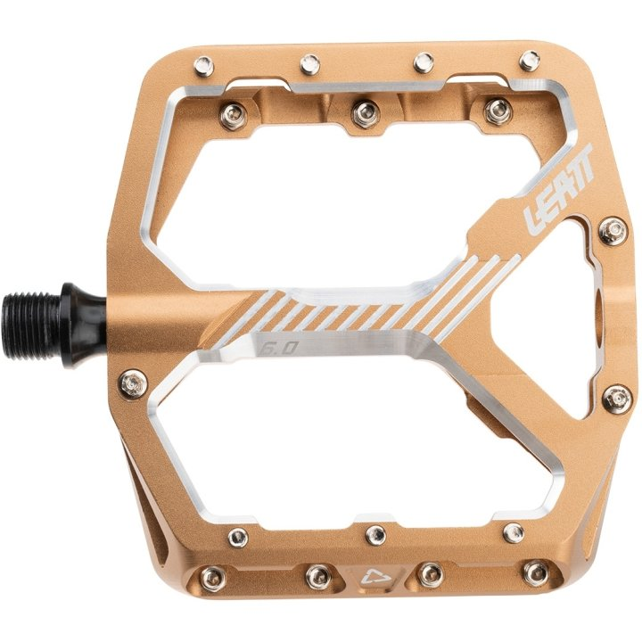 LEATT Pedals AllMtn 6.0 Flat Wide 114x107mm Frost Bronze
