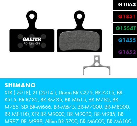 GALFER BIKE FD452G1652 E-BIKE Brake Pad