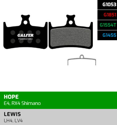 GALFER BIKE FD465G1053 PERFORMANCE Brake Pad