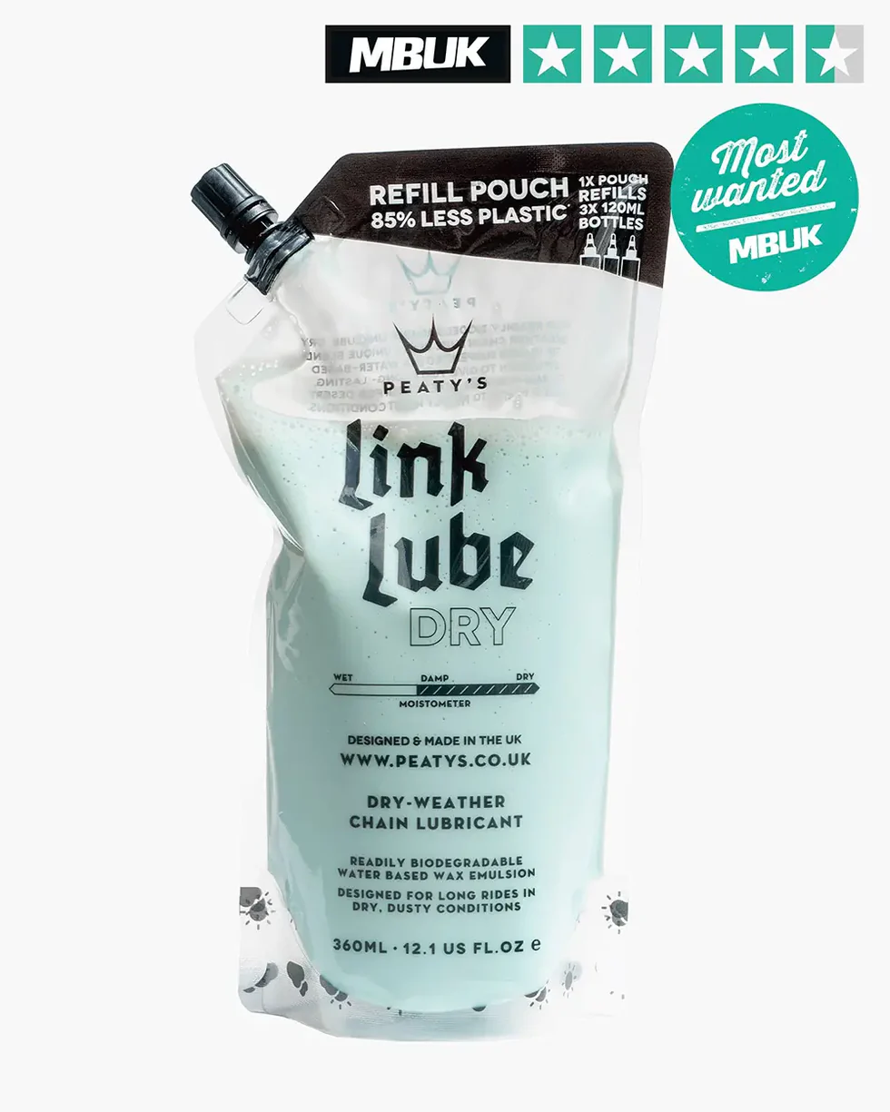Peaty's Link Lube Dry Refill Pouch 360ml