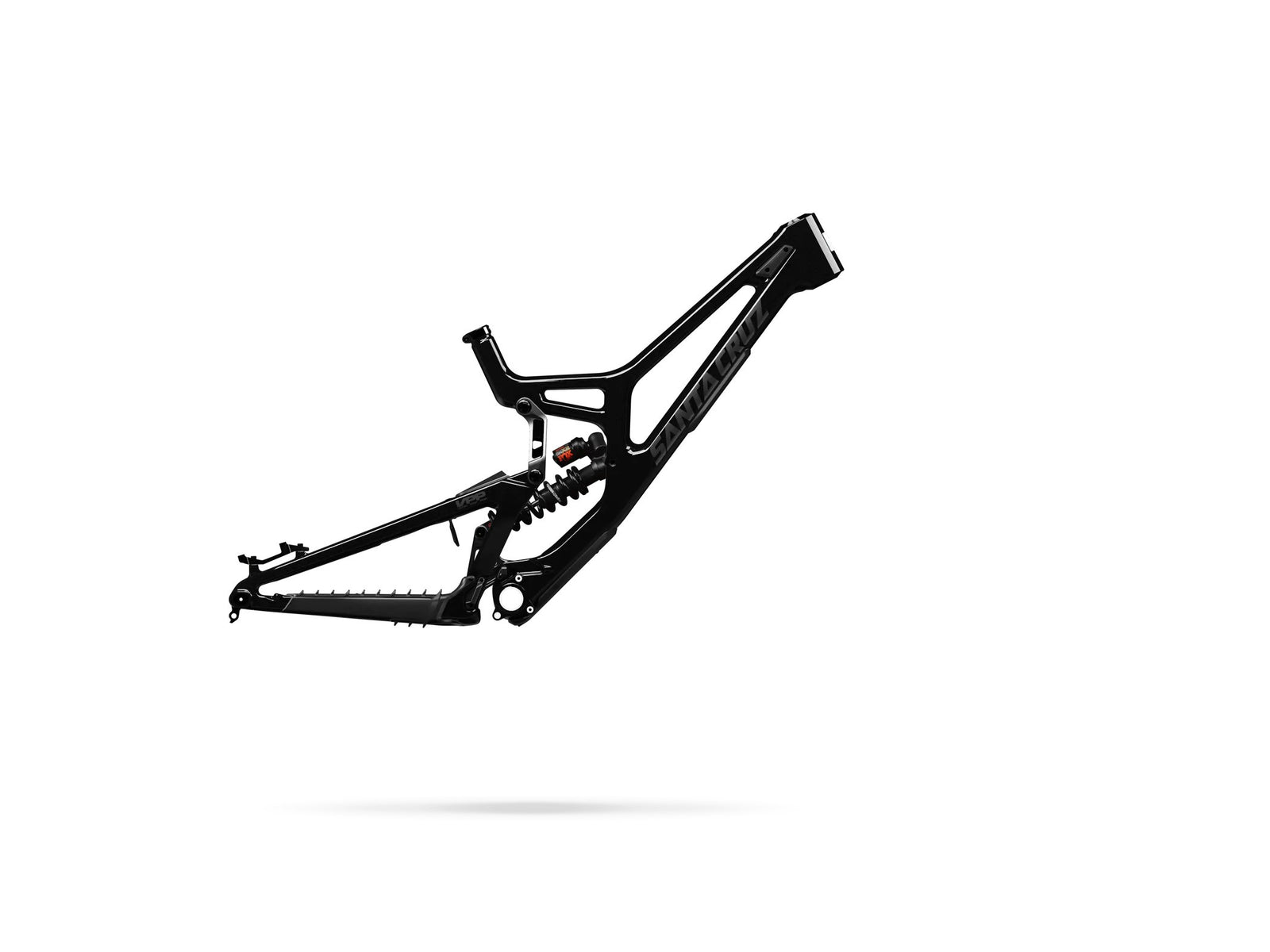 SANTA CRUZ V10 8 CC MX MD Frame Set Gloss Black Sparkle
