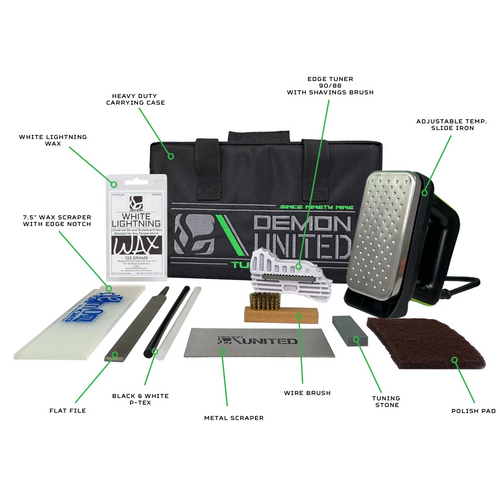 DEMON Complete Tune Kit - Snowboard / Ski Wax And Tuning Set