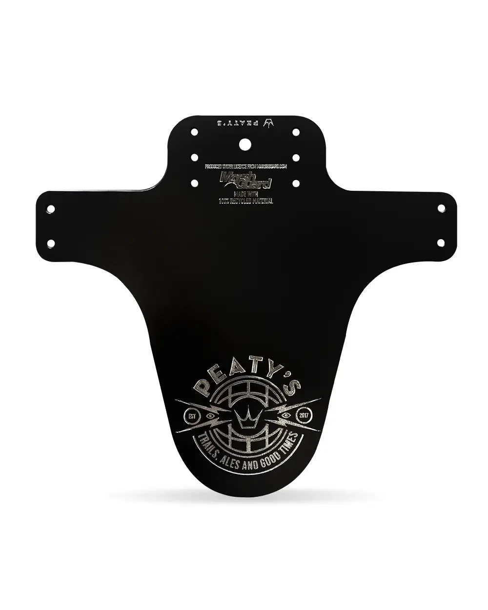 Peaty's x Marsh Guard - Trails, Ales & Good Times - Silver Mudguard