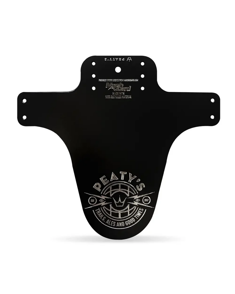 Peaty's x Marsh Guard - Trails, Ales & Good Times - Silver Mudguard