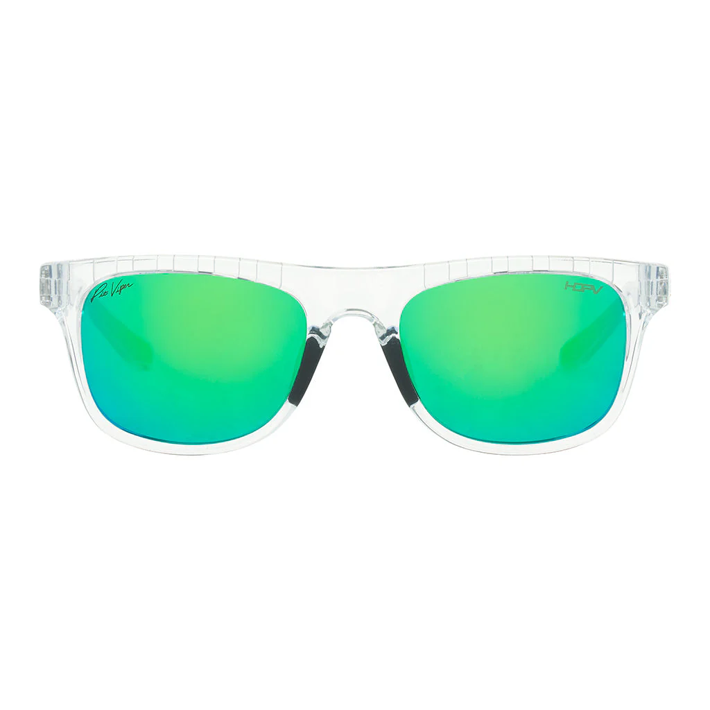 Pit Viper The Bio Clear Highball Sunglasses HDPV Polarized Blue-Green Lens