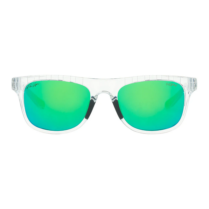 Pit Viper The Bio Clear Highball Sunglasses HDPV Polarized Blue-Green Lens