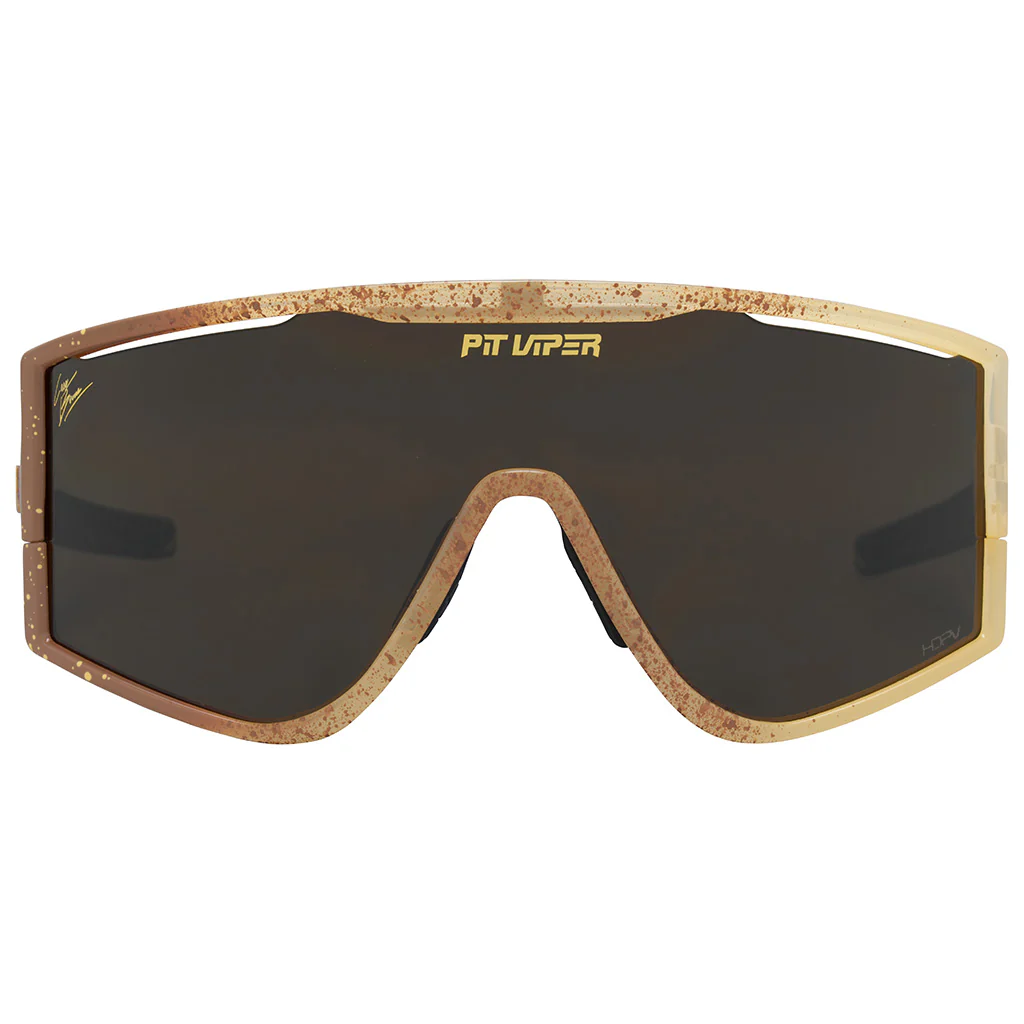 Pit Viper The Brown Town Try-Hard Sunglasses HDPV Polarized Brown Lens