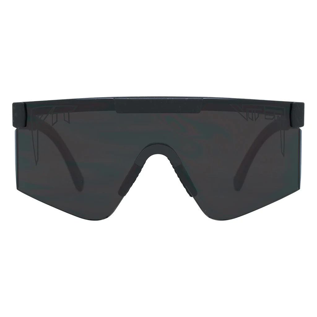 Pit Viper The Blacking Out Original 2.0 Wide Sunglasses BALL-ISTIC Smoke Lens