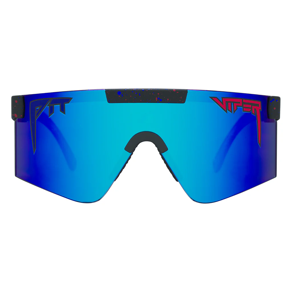 Pit Viper The Peacekeeper Original 2.0 Wide Sunglasses Z87+ Blue Lens