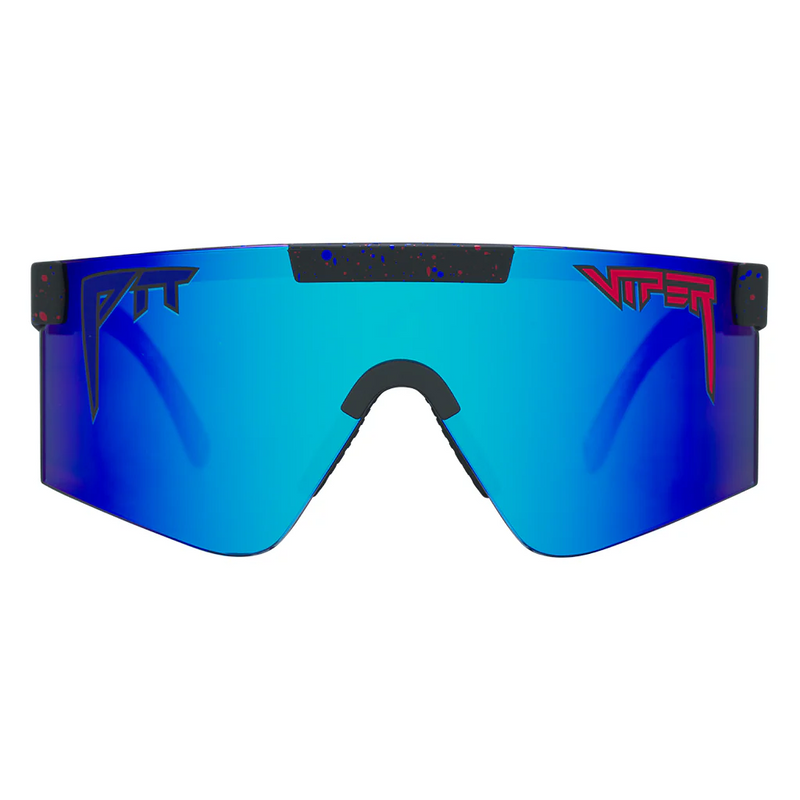 Pit Viper The Peacekeeper Original 2.0 Wide Sunglasses Z87+ Blue Lens