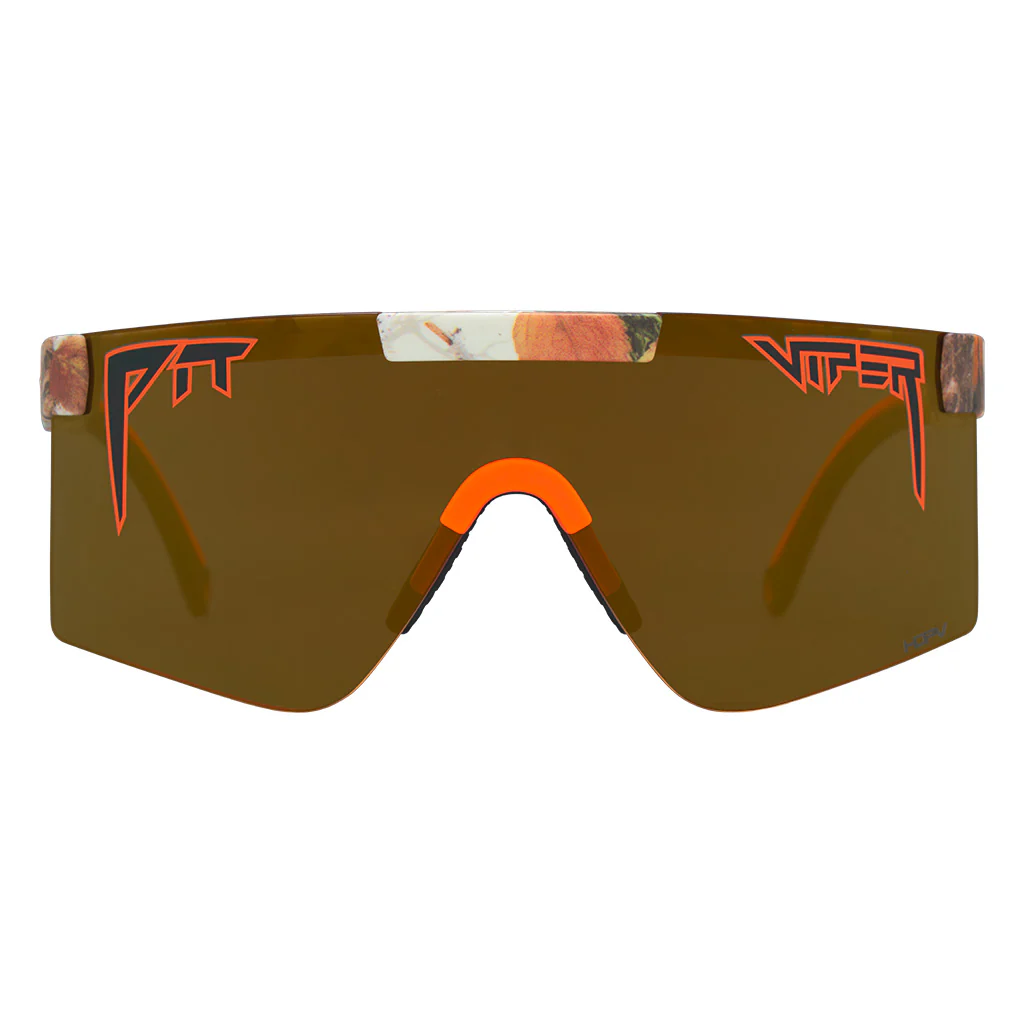 Pit Viper The Actual Bush Original 2.0 Wide Sunglasses HDPV Polarized Gold Lens