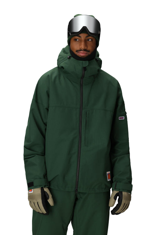 686 Dojo Shell Jacket Moss Green Ripstop