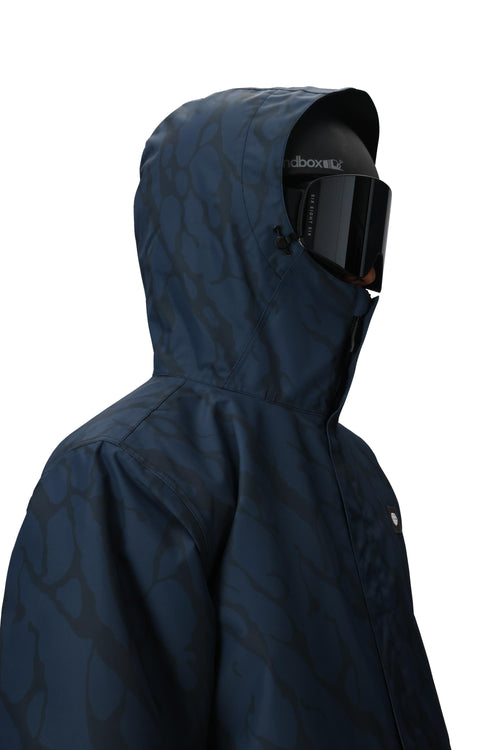 686 Foundation Insulated Jacket Navy Fractured Colorblock