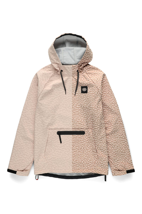 686 Waterproof Hyperchromic Pullover Hoody Smokey Pink Haze