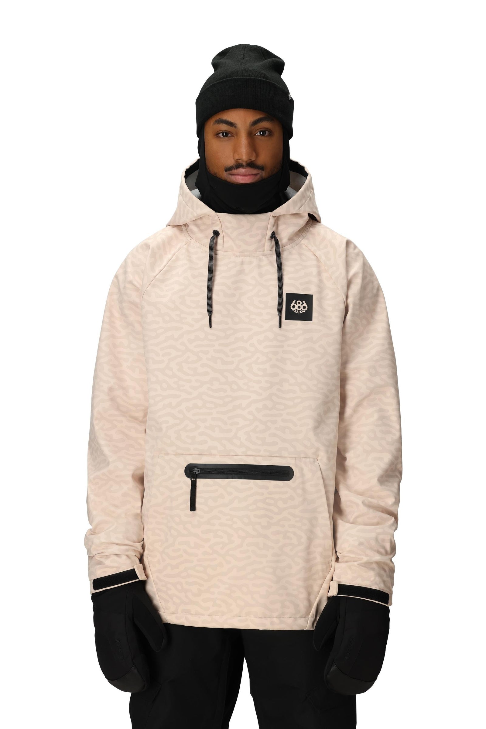 686 Waterproof Hyperchromic Pullover Hoody Smokey Pink Haze