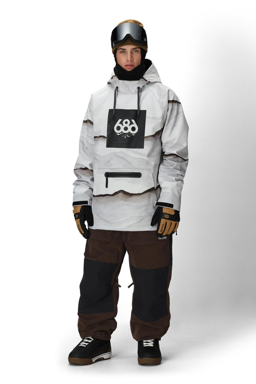 686 Waterproof Hoody Smoke Mountain Print