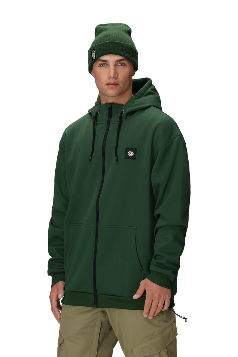 686 Bonded Fleece Zip Hoody Moss Green
