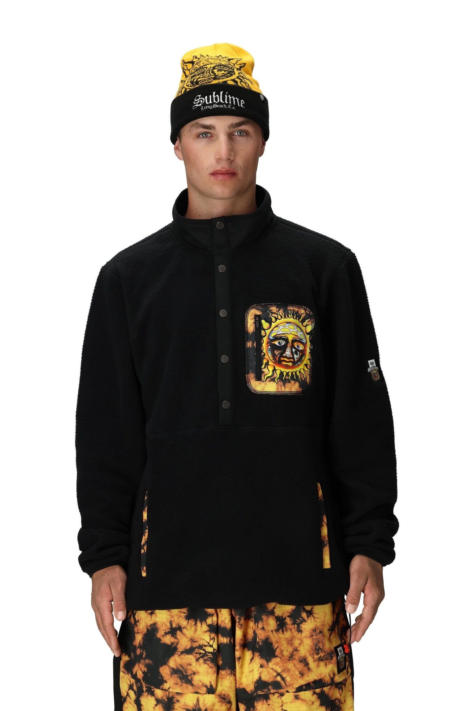 686 Sublime Tioga Fleece Pullover Sublime Black