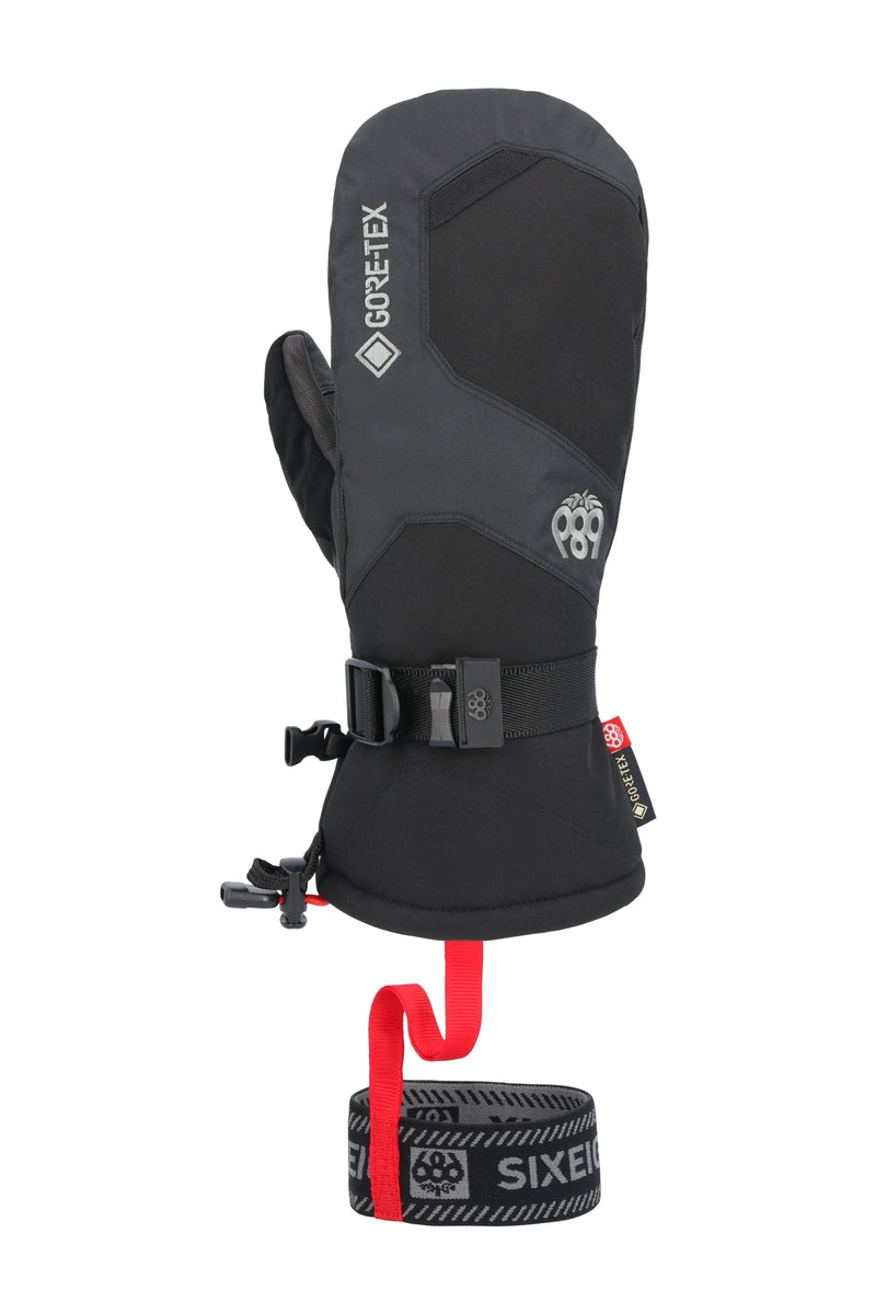 686 Gore-Tex Leather Linear Mitt Black