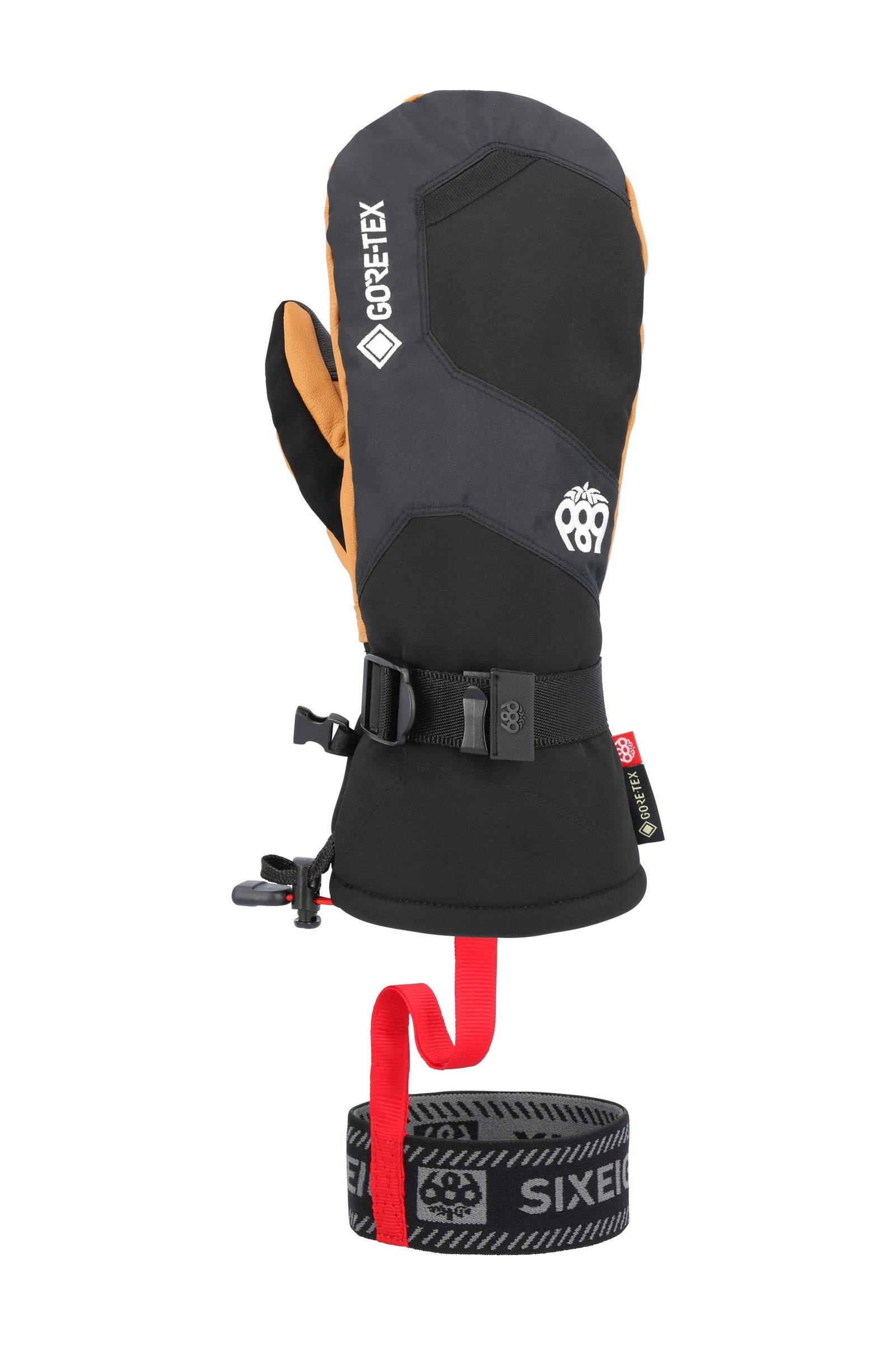 686 Gore-Tex Leather Linear Mitt Natural