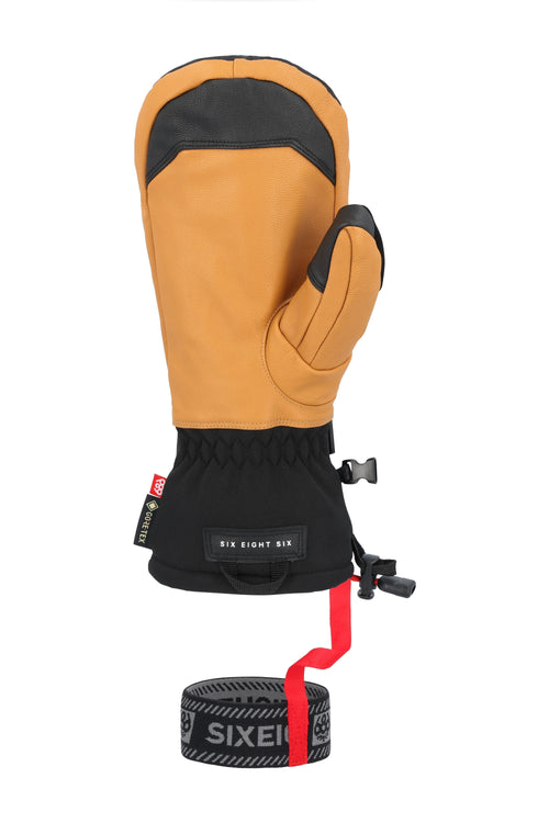686 Gore-Tex Leather Linear Mitt Natural