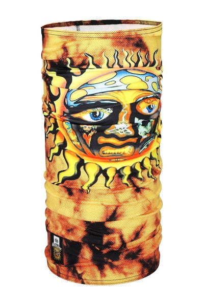 686 Double Layer Face Warmer Sublime Orange Tie Dye
