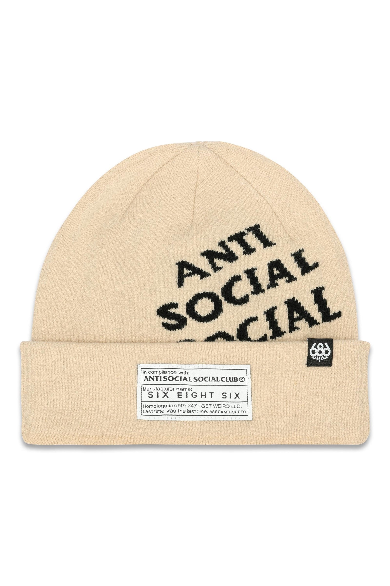 686 ASSC Club Beanie Limestone
