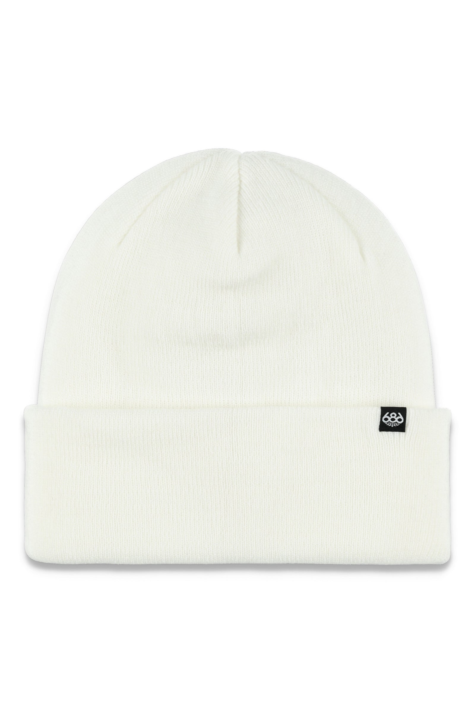 686 Standard Roll Up Beanie White
