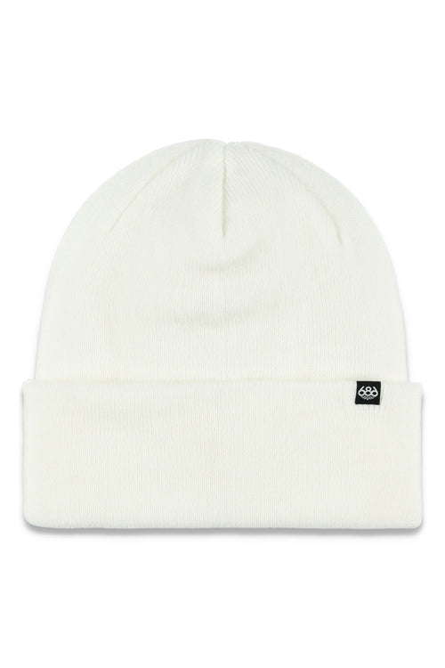686 Standard Roll Up Beanie White