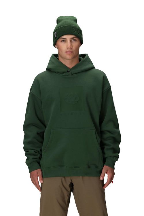 686 Knockout Logo Premium Heavyweight Pullover Hoody Moss Green